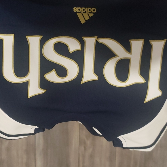 Adidas Mens Notre Dame top-Size Large - Picture 3 of 4
